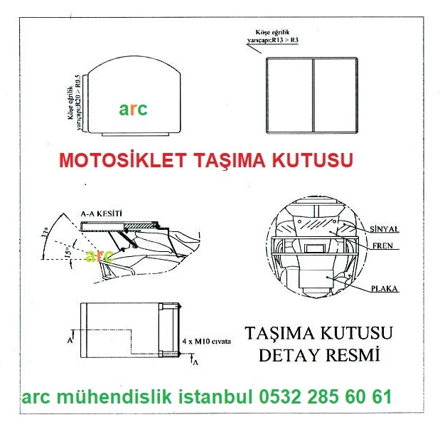 MOTOSİKLET TAŞIMA SEPETİ PROJE